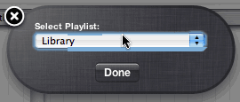 Settings in iTunes Dashboard widget