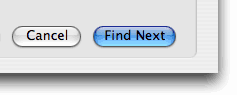 Find Next button in Word 2004