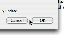OK button in 'New Style' dialog