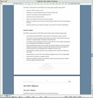 Vertical offset in Page Layout view mode
